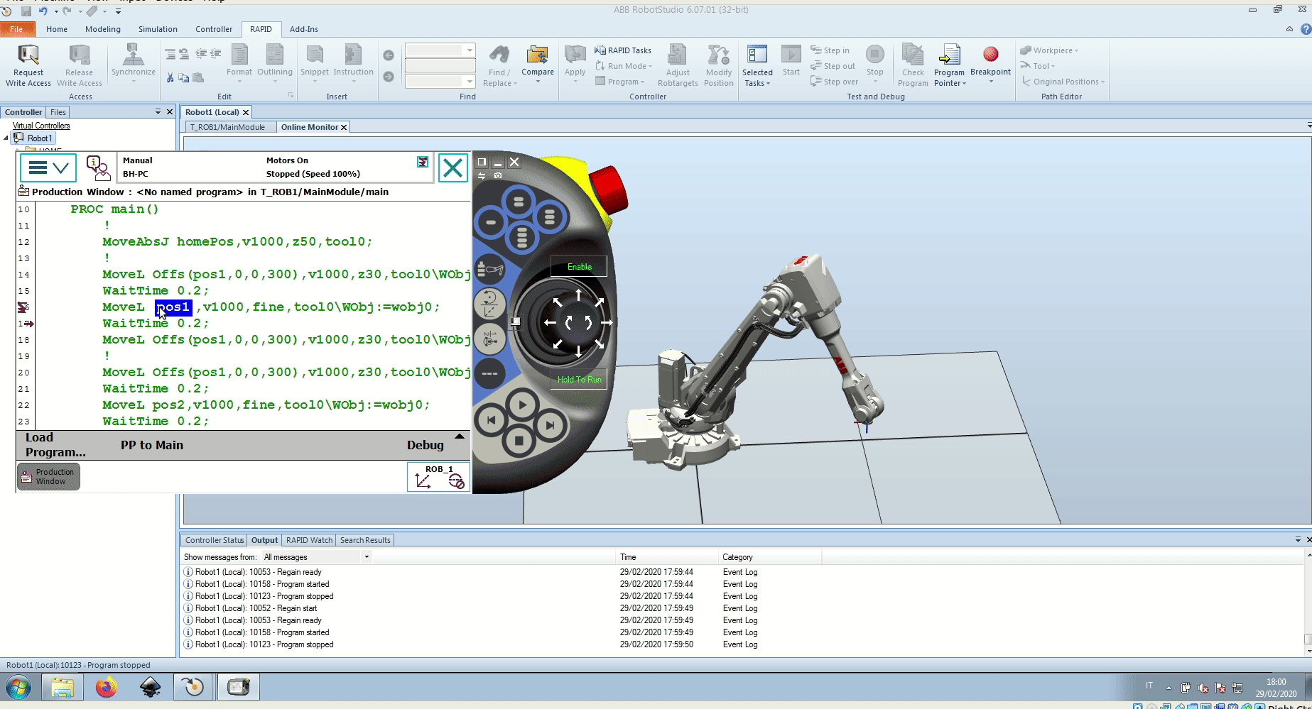 robotstudio world zones